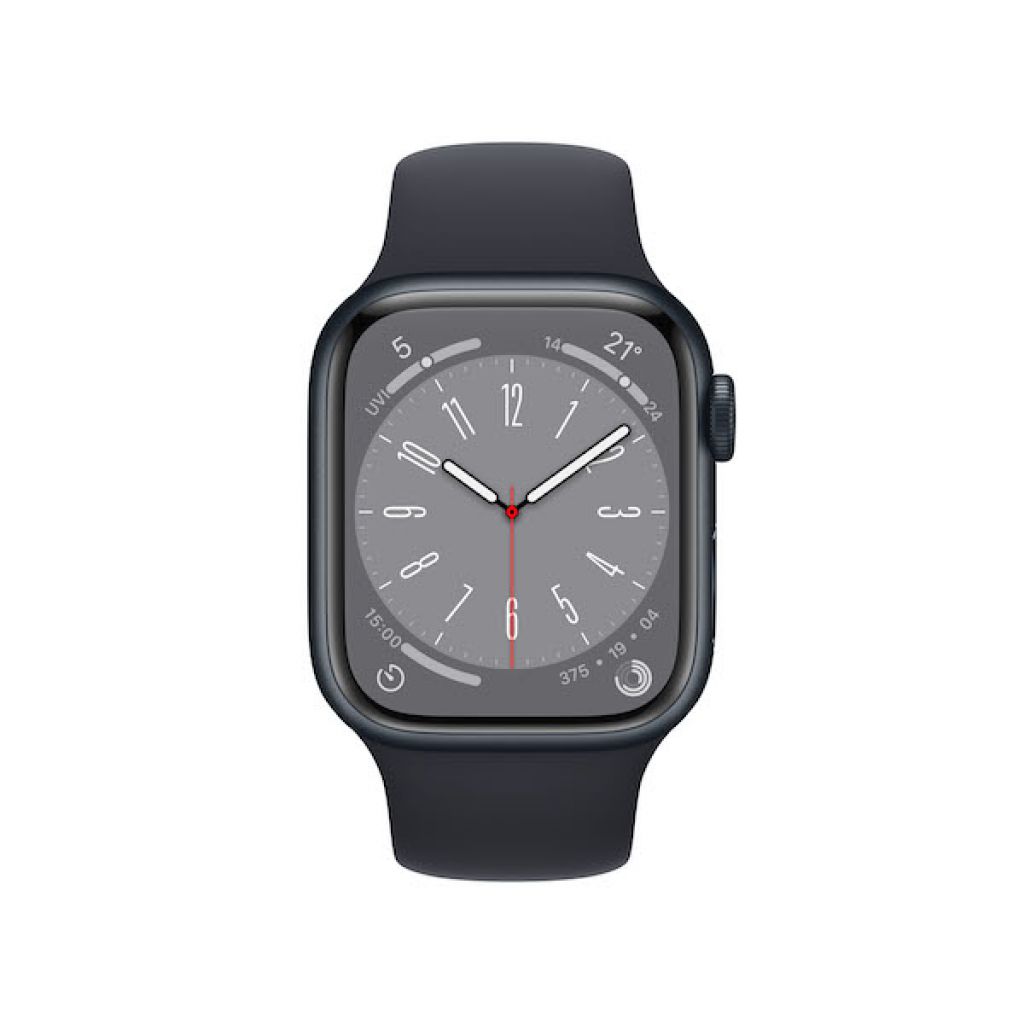 Apple Watch Series 8 GPS + Cellular 41mm Midnight Aluminium Case with Midnight Sport Band 2